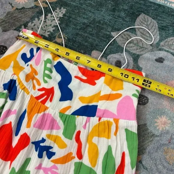 Show Me Your Mumu Long Weekend Maxi Dress Gauze Small Pattern Floral Tiered SMYM - Picture 12 of 16